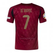 1ª Camiseta Belgica Jugador De Bruyne 2024