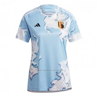 2ª Camiseta Belgica Mujer 2023