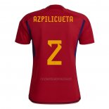 1ª Camiseta Espana Jugador Azpilicueta 2022