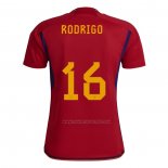 1ª Camiseta Espana Jugador Rodrigo 2022