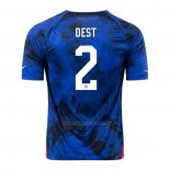2ª Camiseta Estados Unidos Jugador Dest 2022