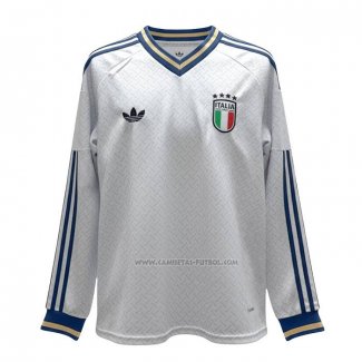 2ª Camiseta Italia Manga Larga 2026