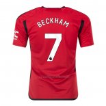 1ª Camiseta Manchester United Jugador Beckham 2023-2024