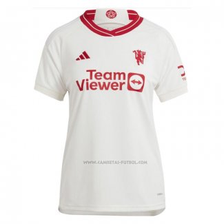 3ª Camiseta Manchester United Mujer 2023-2024