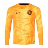 1ª Camiseta Paises Bajos Manga Larga 2022