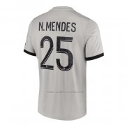 2ª Camiseta Paris Saint-Germain Jugador N.Mendes 2022-2023