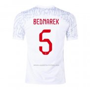 1ª Camiseta Polonia Jugador Bednarek 2022