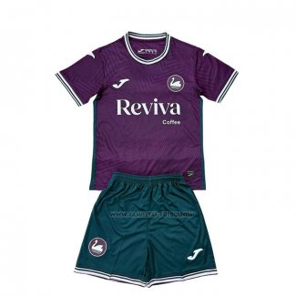 2ª Camiseta Swansea City Nino 2025-2026