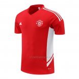 Camiseta de Entrenamiento Manchester United 2022-2023 Rojo