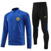 Chandal de Chaqueta del Inter Milan 2023-2024 Azul