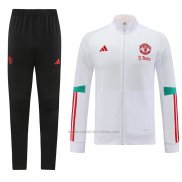 Chandal de Chaqueta del Manchester United 2023-2024 Blanco