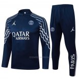 Chandal de Sudadera del Paris Saint-Germain 2025-2026 Azul