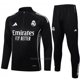 Chandal de Sudadera del Real Madrid 2025-2026 Negro
