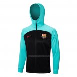 Chaqueta con Capucha del Barcelona 2022-2023 Azul y Negro