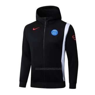 Chaqueta con Capucha del Napoli 2025-2026 Negro