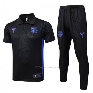 Conjunto Polo del Barcelona 2025-2026 Negro