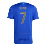 2ª Camiseta Argentina Jugador De Paul 2024