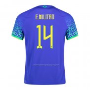 2ª Camiseta Brasil Jugador E.Militao 2022