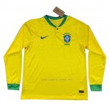 1ª Camiseta Brasil Manga Larga 2022
