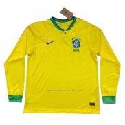 1ª Camiseta Brasil Manga Larga 2022
