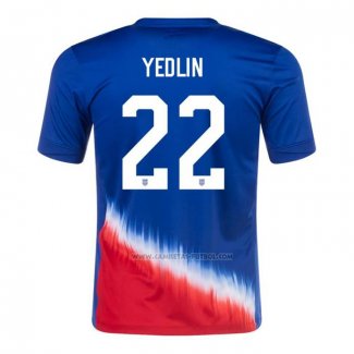 2ª Camiseta Estados Unidos Jugador Yedlin 2024