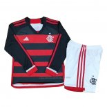 1ª Camiseta Flamengo Manga Larga Nino 2024