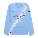 1ª Camiseta Manchester City Manga Larga 2025-2026
