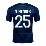 1ª Camiseta Paris Saint-Germain Jugador N.Mendes 2022-2023