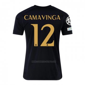 3ª Camiseta Real Madrid Jugador Camavinga 2023-2024