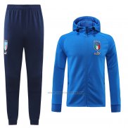 Chandal con Capucha del Italia 2022-2023 Azul