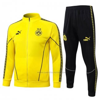 Chandal de Chaqueta del Borussia Dortmund 2025-2026 Amarillo