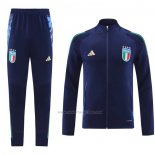 Chandal de Chaqueta del Italia 2024-2025 Azul