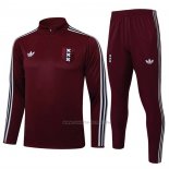Chandal de Sudadera del Ajax Nino 2025-2026 Rojo