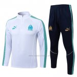 Chandal de Sudadera del Olympique Marsella Nino 2025-2026 Blanco