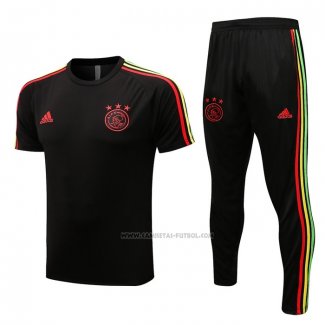 Chandal del Ajax Manga Corta 2022-2023 Negro