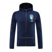 Chaqueta con Capucha del Italia 2022-2023 Azul