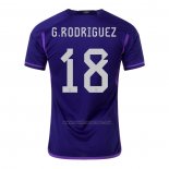 2ª Camiseta Argentina Jugador G.Rodriguez 2022