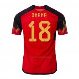 1ª Camiseta Belgica Jugador Onana 2022