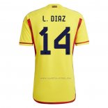 1ª Camiseta Colombia Jugador L.Diaz 2022