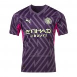 Camiseta Manchester City Portero 2023-2024 Purpura