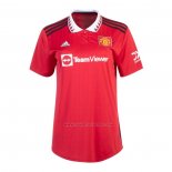 1ª Camiseta Manchester United Mujer 2022-2023