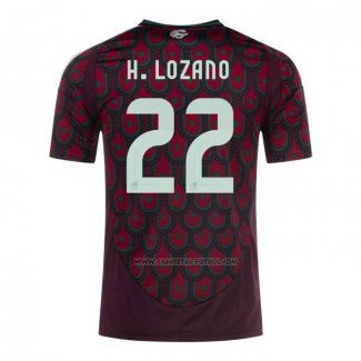 1ª Camiseta Mexico Jugador H.Lozano 2024