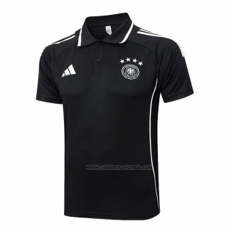Camiseta Polo del Alemania 2025-2026 Negro