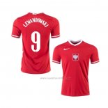 2ª Camiseta Polonia Jugador Lewandowski 2020-2021