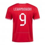 2ª Camiseta Polonia Jugador Lewandowski 2022