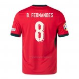 1ª Camiseta Portugal Jugador B.Fernandes 2024
