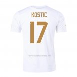 2ª Camiseta Serbia Jugador Kostic 2022