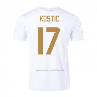2ª Camiseta Serbia Jugador Kostic 2022