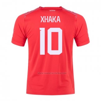 1ª Camiseta Suiza Jugador Xhaka 2022