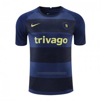 Camiseta de Entrenamiento Chelsea 2022-2023 Azul Oscuro